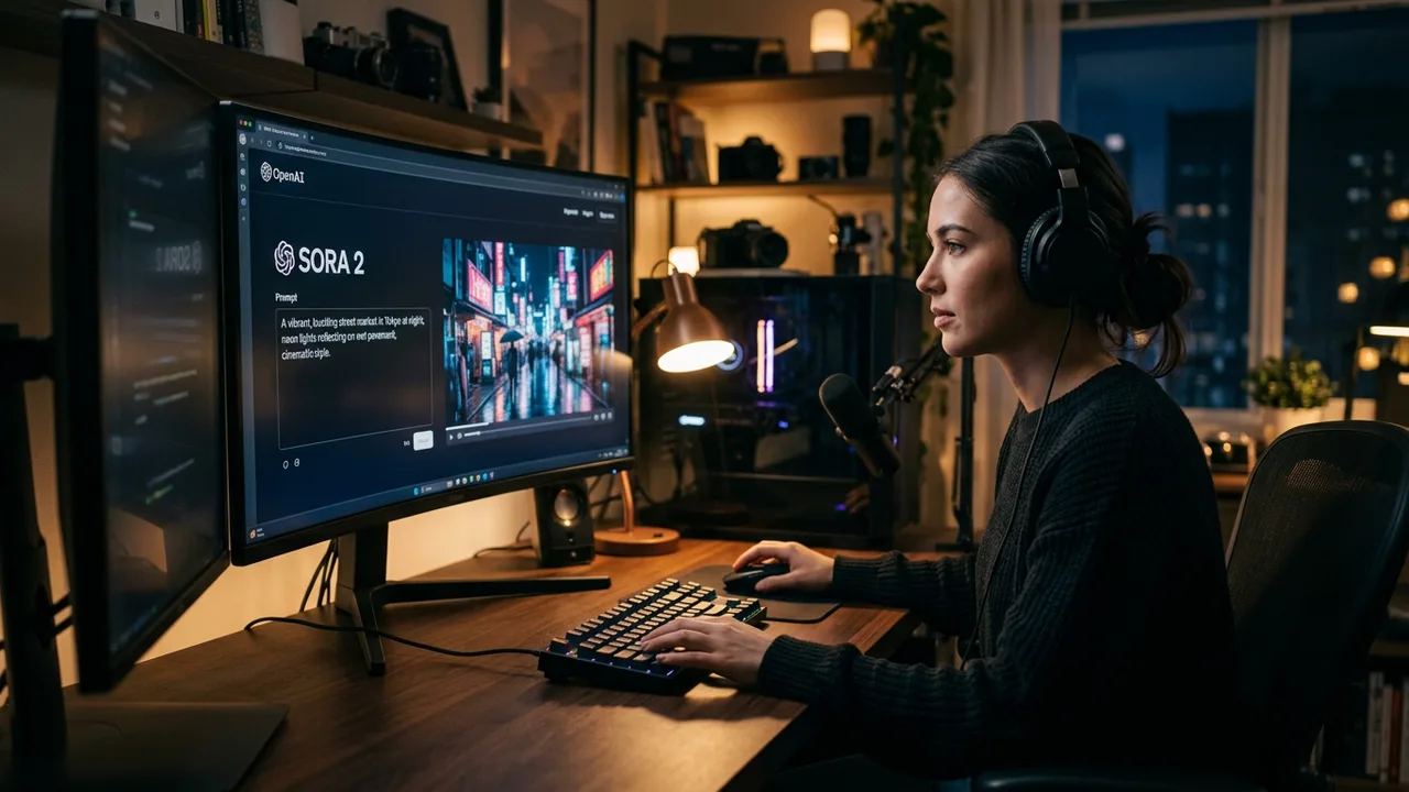 Decifrando o Código: Como Usar o Sora 2 no PC e Gerar Vídeos de Cair o Queixo (A Verdade Nua e Crua)